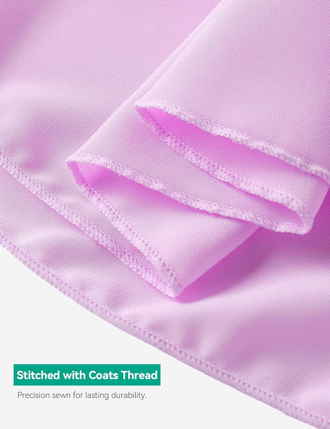 imageBallet Dance Wrap Skirt for Girls Toddler Kids Ballerina Chiffon SkirtPurple