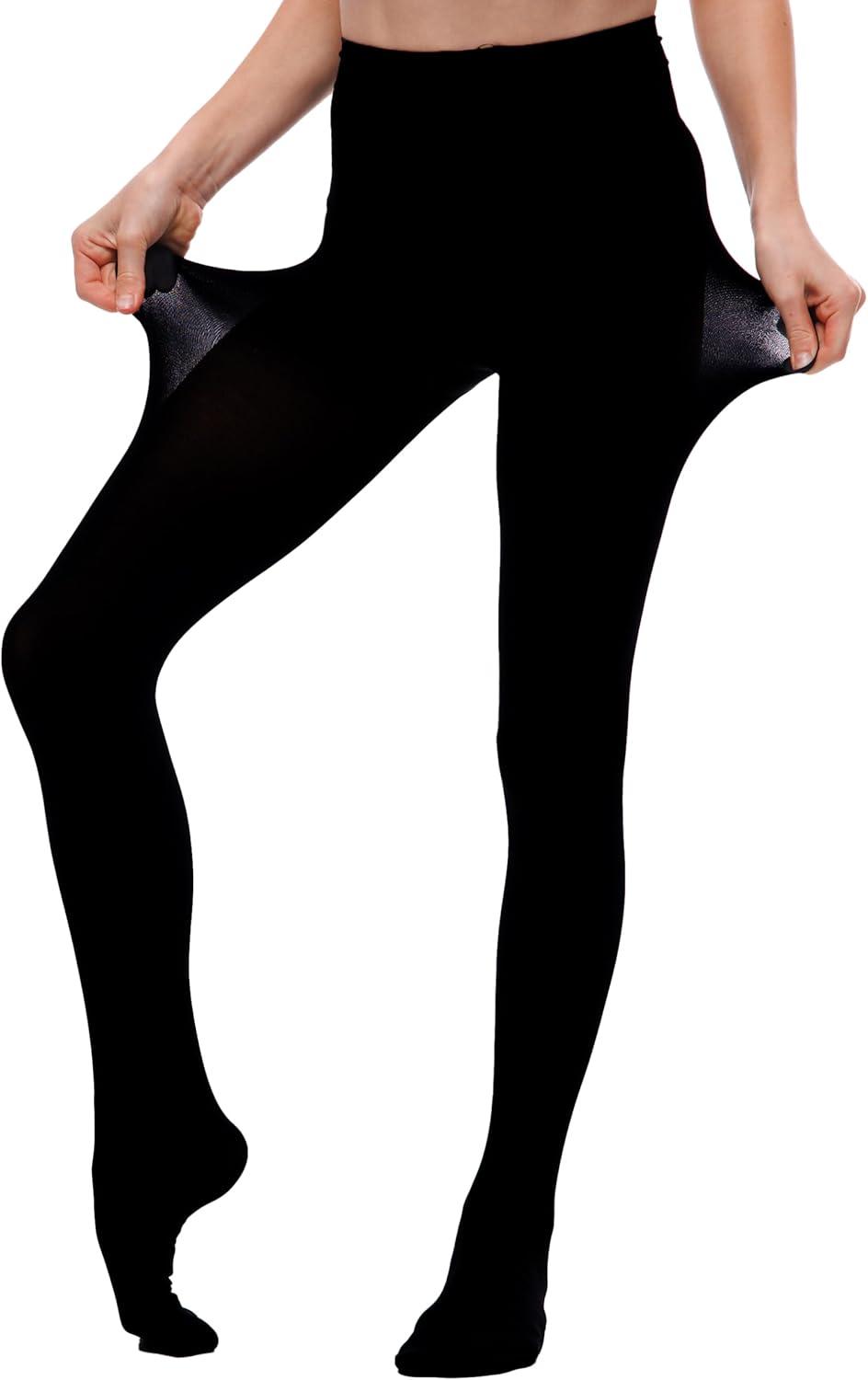 imageGirls Ballet Dance Footed Tights Toddler Kids Ballerina Ultra Soft Stretchy StockingsBlack