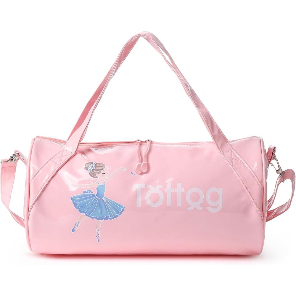 imageSports Ballet Dance Waterproof Duffle Bag for Little Girls Toddlers Kids