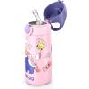 imageUnicorn Kids Insulated Stainless Steel Water Bottle with Straw for School 16 oz Thermal Vacuum Leakproof Tumbler with Lid BPAFree for Girls Toddlers Boys Children